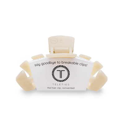 Teleties Classic Hair Clip - Small - Almond Beige