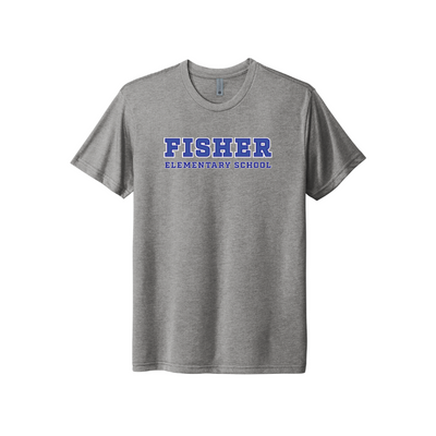 Escuela Primaria Fisher - Camiseta unisex de mezcla triple Next Level Apparel (NL6010)
