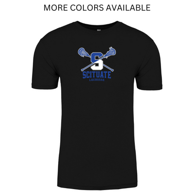 Camiseta unisex de triblend de Next Level Apparel de Scituate Lacrosse (NL6010)