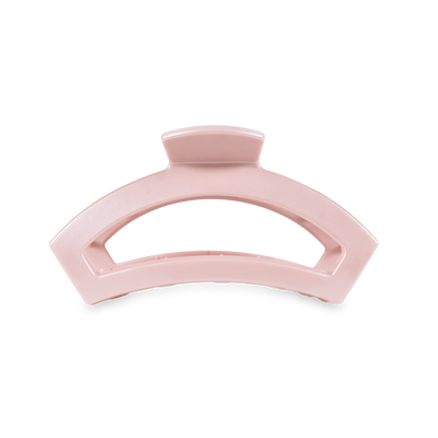 TELETIES - Open Hair Clip | Medium | Pearly Pink