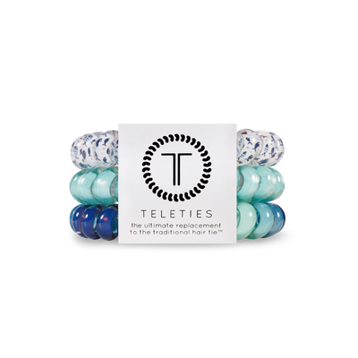 TELETIES - Bobinas para el cabello en espiral | Grandes | Lazos para el cabello Reel Love