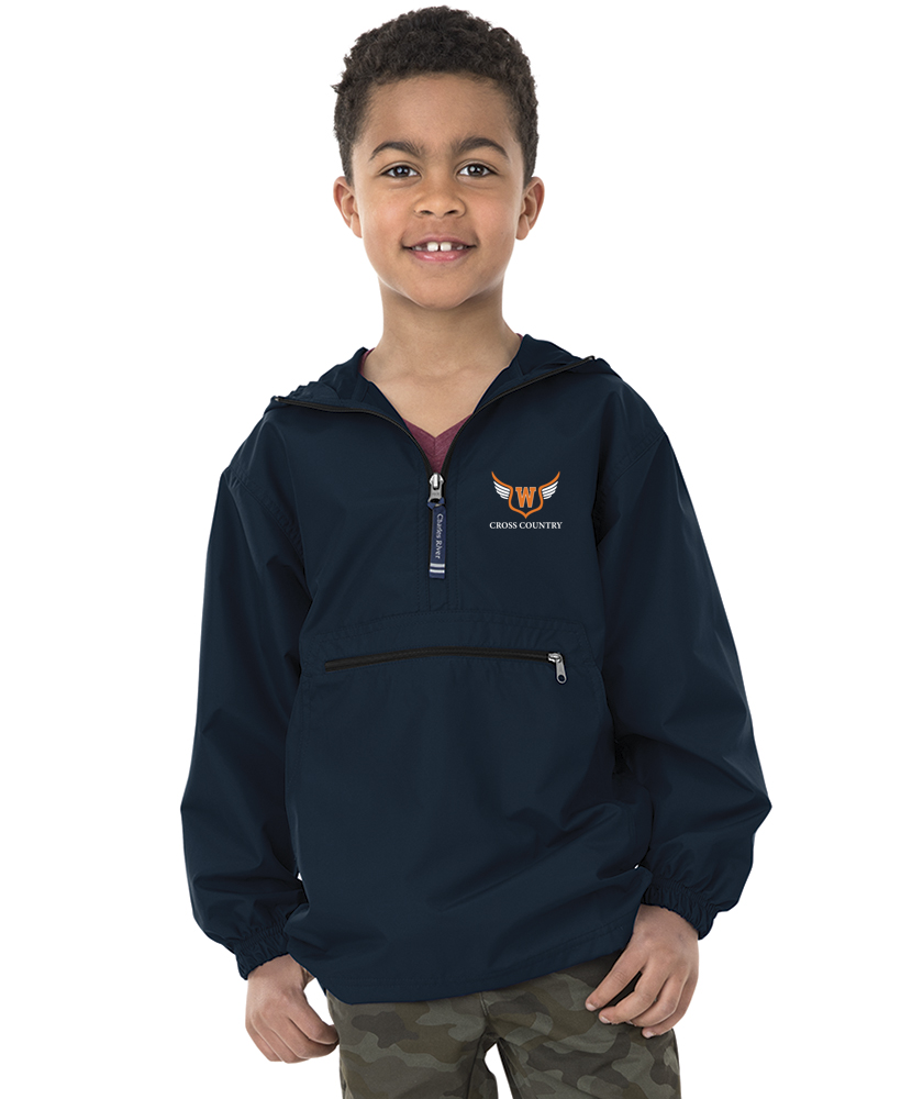 Walpole Middle school XC Youth Pack n Go Pullover (8904)