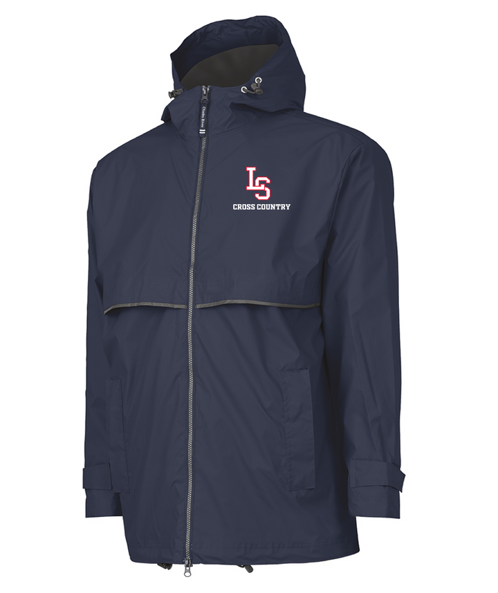 Lincoln Sudbury Cross Country Mens New Englander Rain Jacket (9199)