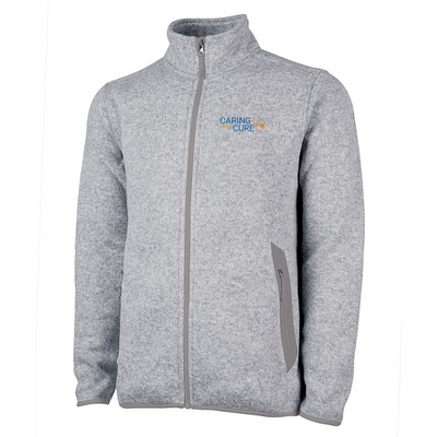 Chaqueta polar jaspeada para hombre Caring for a Cure (9493)