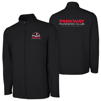 Parkway Running Club - Chaqueta elástica con cremallera completa Lexington para hombre de Charles River (9614)