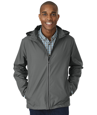Chaqueta reflectante con cremallera completa Pack-N-Go de Charles River UNISEX (9706)