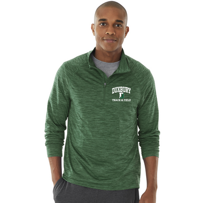 Duxbury Track & Field - Pantalón de alto rendimiento para hombre con cremallera de 1/4 (9763)