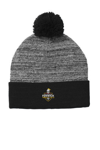 Gorro con pompón de Sport-Tek ® Heather para atletismo de Bishop Fenwick - STC41