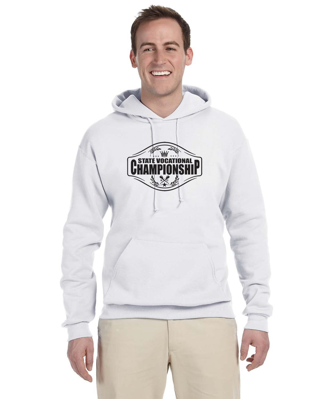 State Vocational XC Championships - Jerzees Adult NuBlend® Fleece Pullover Hooded Sweatshirt (996)