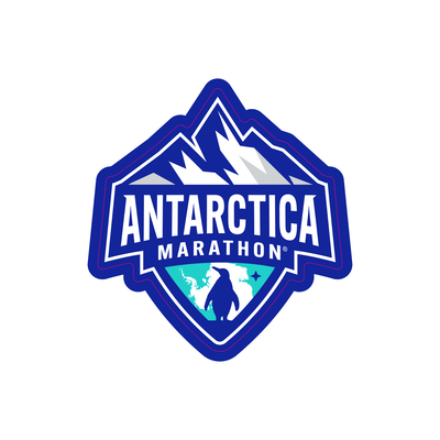 Maratón de la Antártida - Reserva - Pegatina con el logotipo