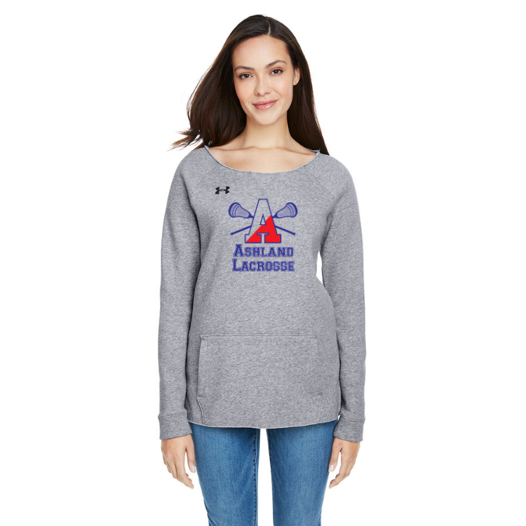 Ashland Youth Lacrosse Under Armour Ladies' Hustle Fleece Crewneck Sweatshirt (1305784)