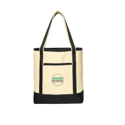 Riverside-Large Cotton Canvas Tote (BG413)