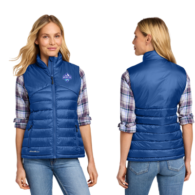 Antarctica Marathon 2027 - Eddie Bauer Women's Quilted Vest (EB513)