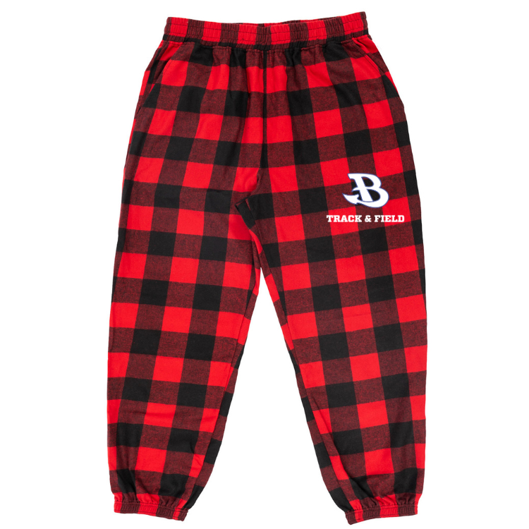 Burlington Track and Field Flannel Pants B8810 The Run House