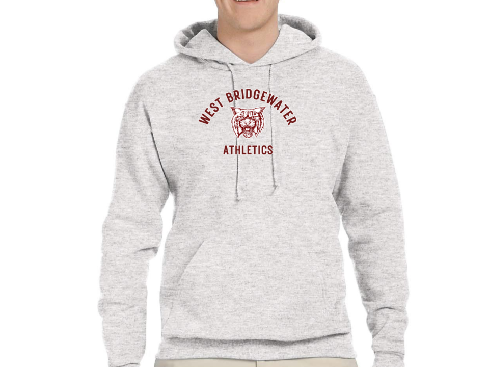 West Bridgewater Athletics Jerzees Adult NuBlend® Fleece Pullover Hooded Sweatshirt (996) Full Chest