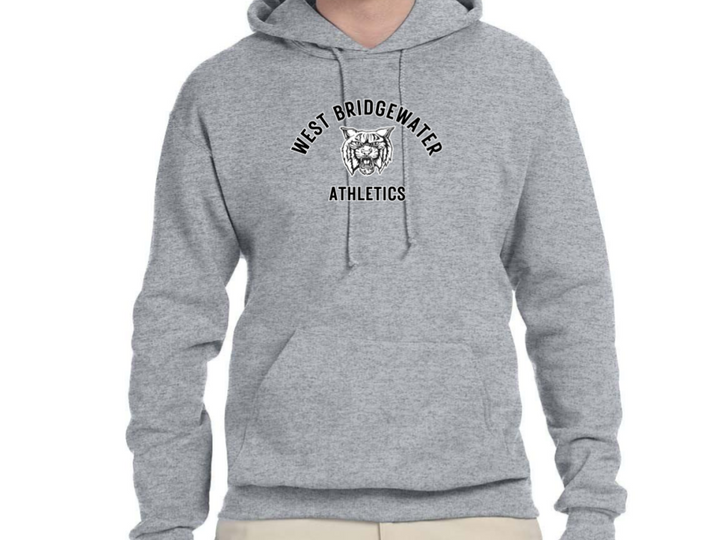 West Bridgewater Athletics Jerzees Adult NuBlend® Fleece Pullover Hooded Sweatshirt (996) Full Chest