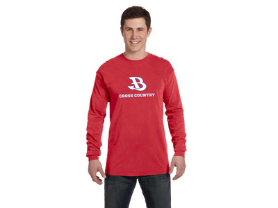 Burlington Cross Country - Camiseta de manga larga de hilado en anillo de peso pesado con colores cómodos (6014)