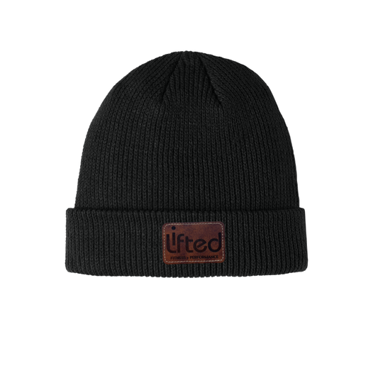 Lifted Fitness - Gorro de punto con puños cómodos (C977)