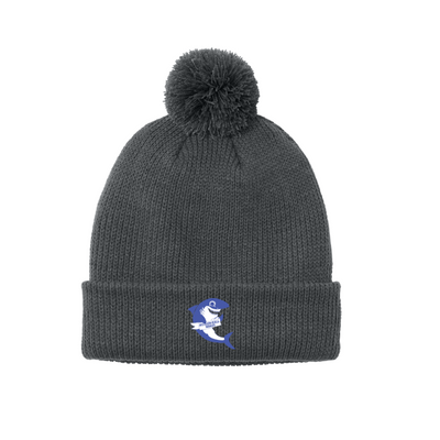 Mullen-Hall Elementary School - Cozy Cuffed Pom Pom Beanie (C978)