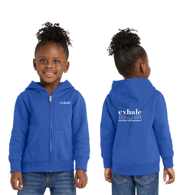 Exhale School of Dance- Toddler Fleece Full Zip Sweatshirt (CAR78TZH)