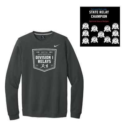 Sudadera con capucha de polar Nike Club para relevos estatales de la MSTCA - CJ1611