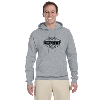 Campeonato de campo traviesa de la Conferencia Atlética de la Commonwealth - Sudadera con capucha y forro polar NuBlend® para adultos de Jerzees 996