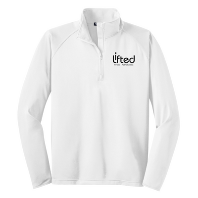 Lifted Fitness - Jersey Sportwick Stretch con cremallera de ¼ (ST850)