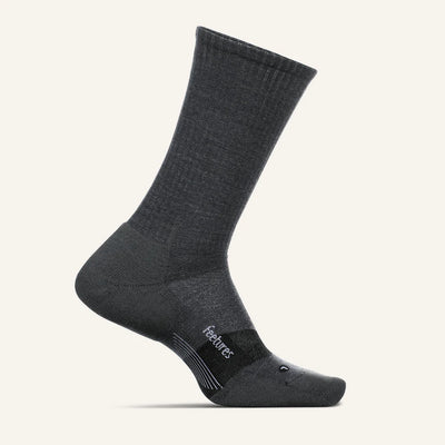 Feetures Merino 10 Max Cushion Crew - Charcoal