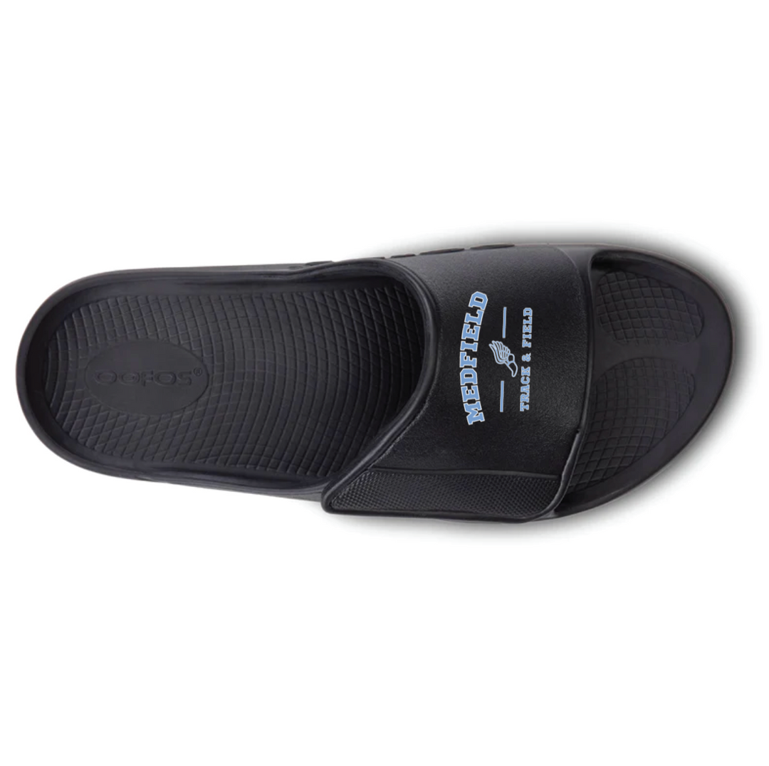 Medfield Track and Field Oofos OOahh Sport Flex Slide Sandals (1550)