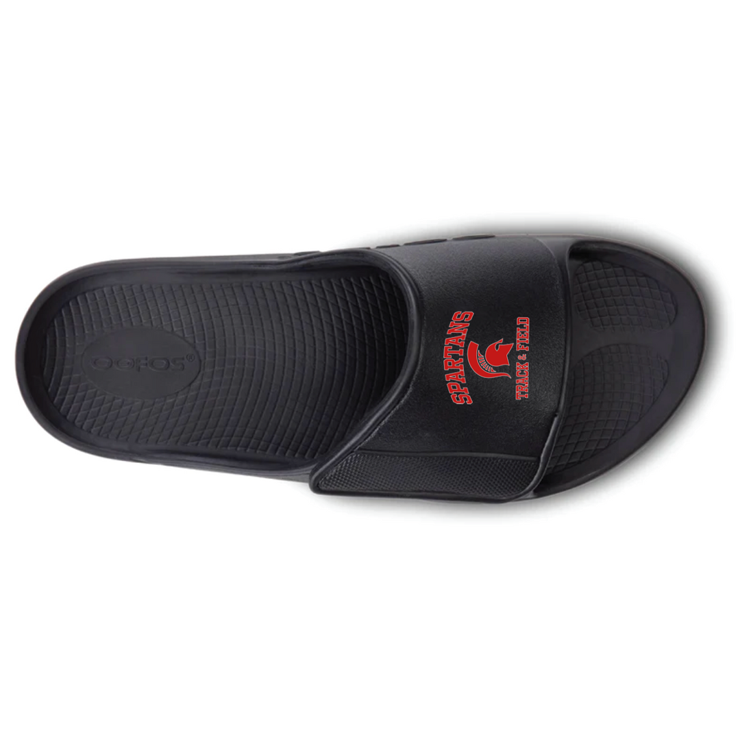 East Longmeadow Track and Field Oofos OOahh Sport Flex Slide Sandals (1550)