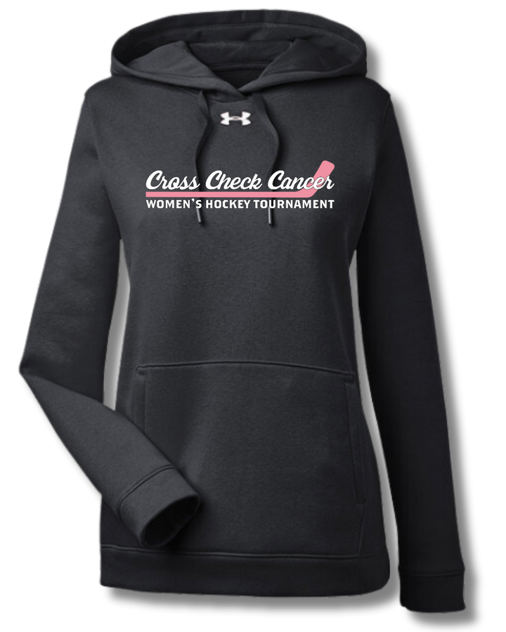 Cross Check Women's  UA Hustle Fleece Hoodie (1300261)