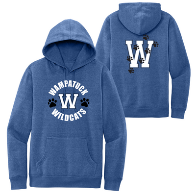 Wampatuck Elementary School - Unisex District® Adult V.I.T.™ Fleece Hoodie (DT6100)