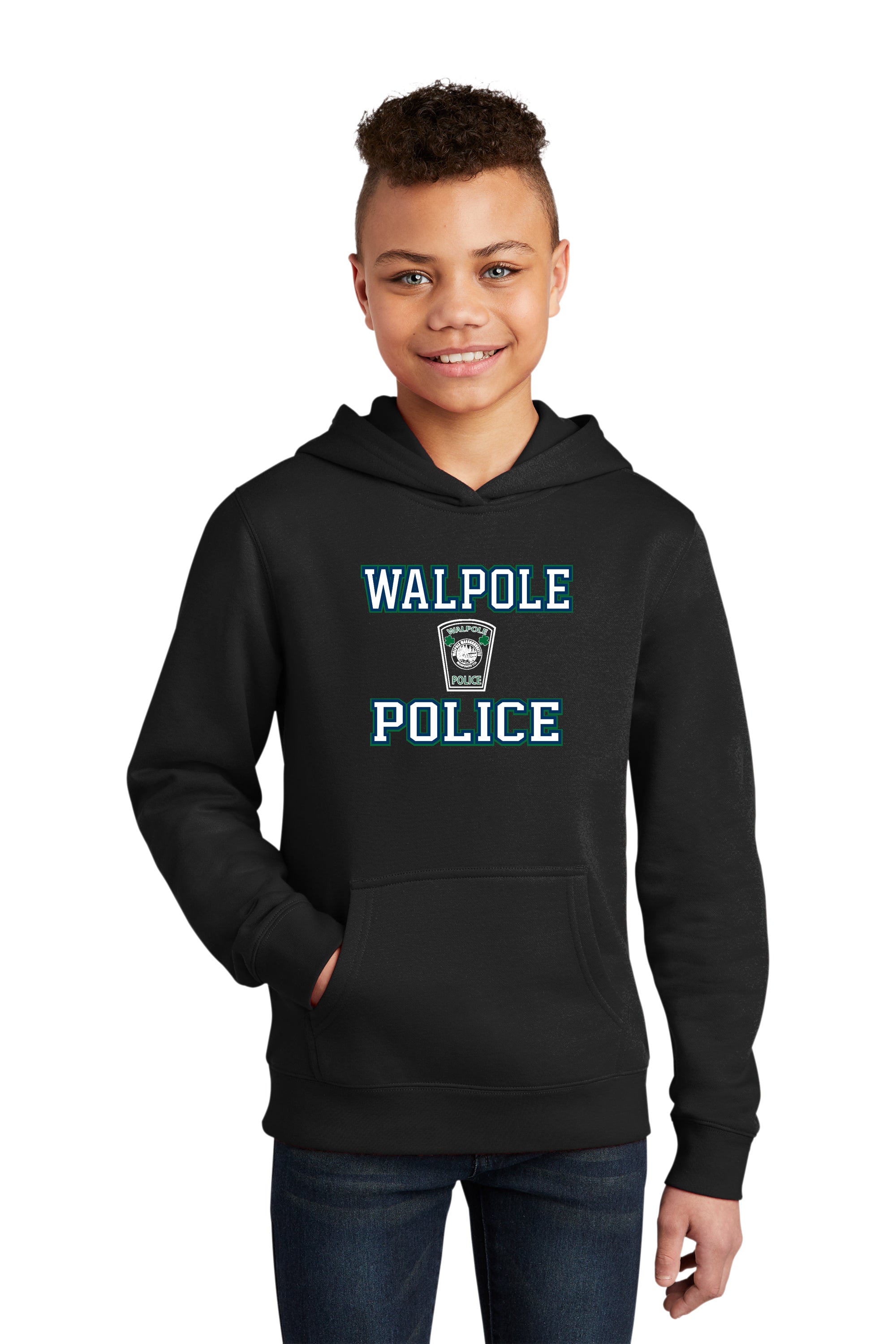 Walpole PD St. Patrick's Day 2024- District® Youth V.I.T.™ Fleece Hoodie - DT6100Y