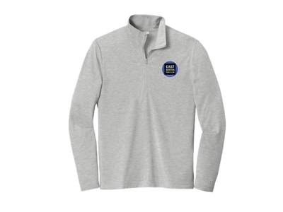 East Boston Run Club - Men's Triblend 1/4 Zip-Pullover (ST407)