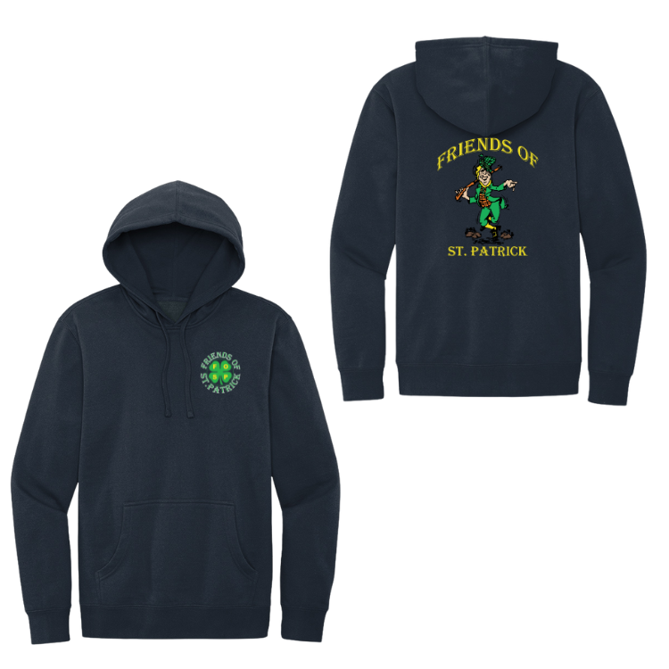Friends of St. Patrick - Fleece Hooded Sweatshirt (DT6100)