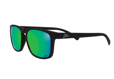 Floaties - Matte Black - Green Machine Polarized