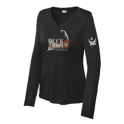 Héroes en Transición - Camiseta deportiva de manga larga para mujer (LST353LS)