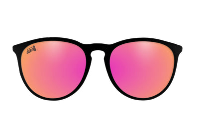 Hurricane - Matte Black - Pink Lemonade Polarized