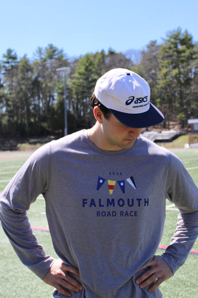 ASICS Falmouth Road Race 2026 - ASICS Mens PR Long Sleeve Triblend Tee (2011D378) (FRR26-06)