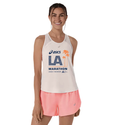 2026 ASICS Los Angeles Marathon FINISHER - ASICS Women's Road Tank - Cream (2012D370) (LA26-30)