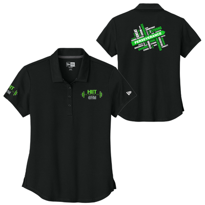 HIIT The Gym - Polo deportivo New Era® para mujer (LNEA225)