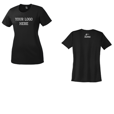 Socios y patrocinadores del Maratón de Los Ángeles 2026 - Camiseta deportiva para mujer "Run In"
