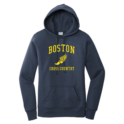 Boston Latin Academy Cross Country - Women's Fleece Pullover Hooded Sweatshirt (LPC78H)