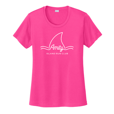 Club de Corredores de Amity Island - Camiseta Sport-Tek® Competitor™ para Mujer (LST350)