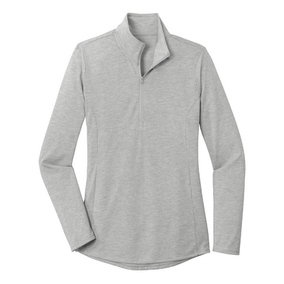 Colección RH - Suéter con cremallera de 1/4 para mujer "Live In"