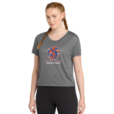 Camiseta corta de atletismo de Newton South - Sport-Tek® Draft para mujer (LST411)