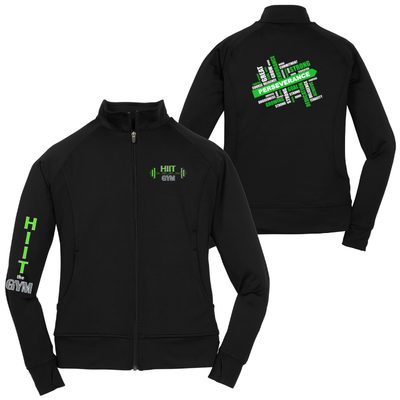 HIIT The Gym - Chaqueta deportiva Sport-Tek® NRG para mujer (LST885)