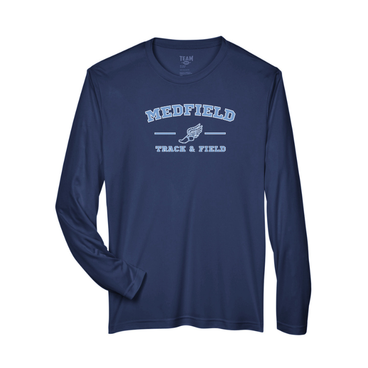 Medfield Track & Field Men's Zone Performance Long Sleeve T-Shirt (TT11L)