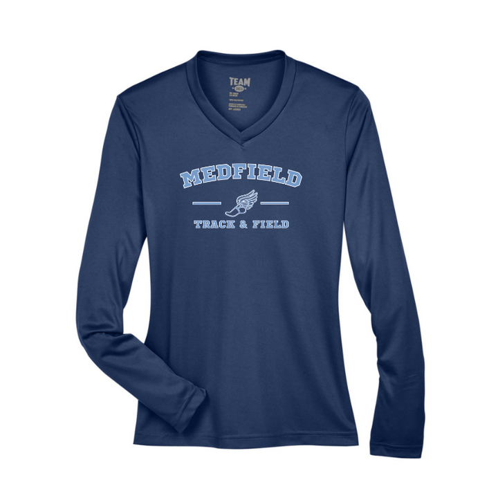 Medfield Track & Field Womens Zone Performance Long-Sleeve (TT11WL)