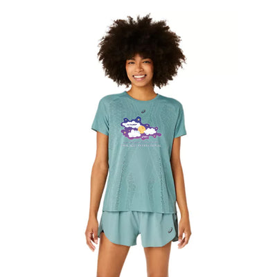Camiseta de manga corta ASICS Metarun para mujer para el torneo XC Twilight Invitational (2012C976-300) TWI_01